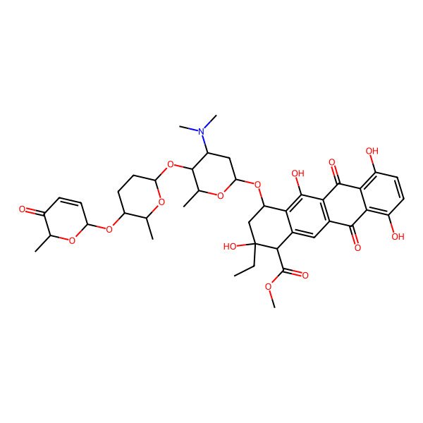 2D Structure of Cinerubin R