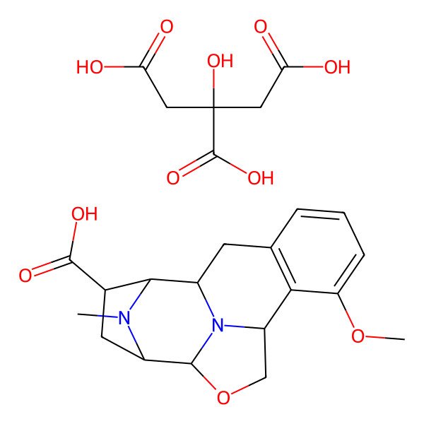 2D Structure of DC-52 citrate