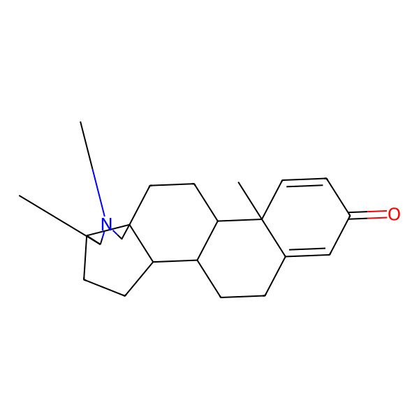 2D Structure of (1S,2S,5S,6S,9S,12S,13S)-6,7,13-trimethyl-7-azapentacyclo[10.8.0.02,9.05,9.013,18]icosa-14,17-dien-16-one