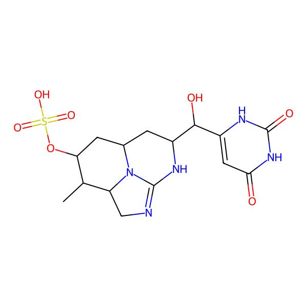 2D Structure of C15H21N5O7S