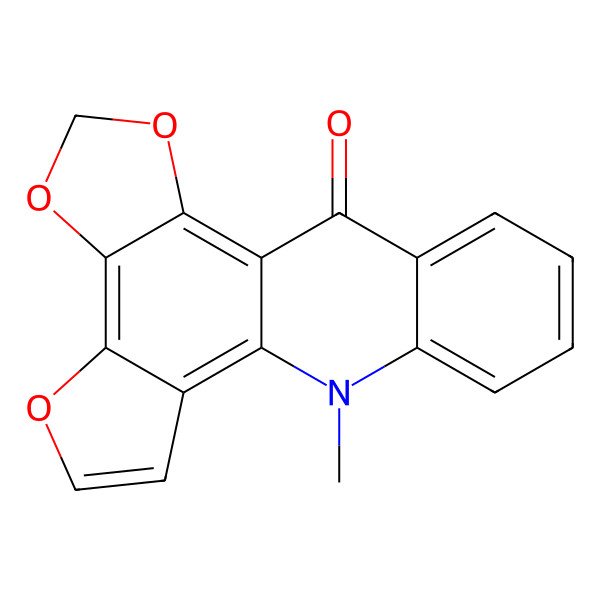 2D Structure of 13-Methyl-3,5,8-trioxa-13-azapentacyclo[10.8.0.02,6.07,11.014,19]icosa-1,6,9,11,14,16,18-heptaen-20-one