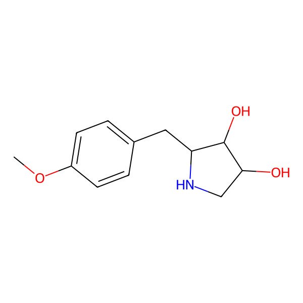 2D Structure of Deacetylanisomycin