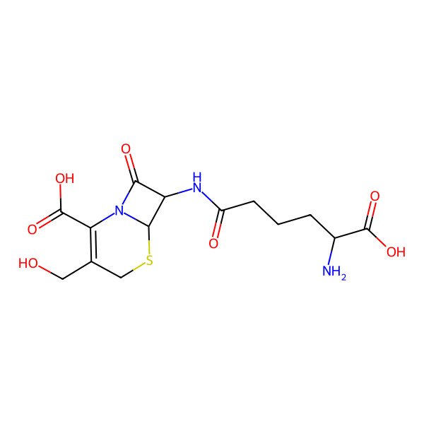 2D Structure of Deacetylcephalosporin C