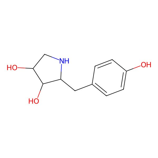 2D Structure of Deacetyldemethylanisomycin