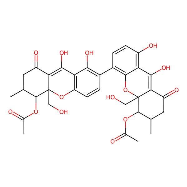 2D Structure of Deacetylphomoxanthone B