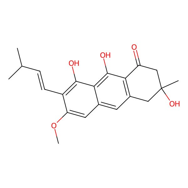 2D Structure of Deacetylvismione A