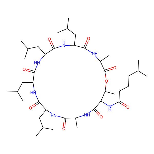 2D Structure of deamino-hLeu-DL-xiThr(1)-DL-Ala-DL-Leu-DL-Leu-DL-Leu-DL-Leu-DL-Ala-(1)