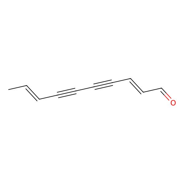 2D Structure of Deca-2,8-dien-4,6-diynal