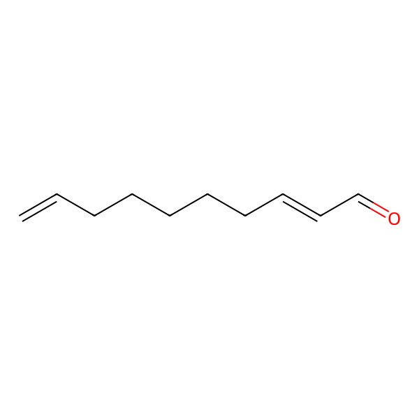 2D Structure of Deca-2,9-dienal