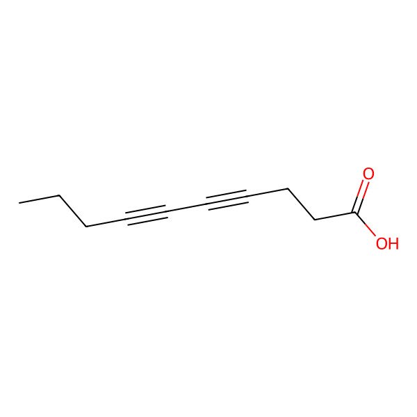 2D Structure of Deca-4,6-diynoic Acid