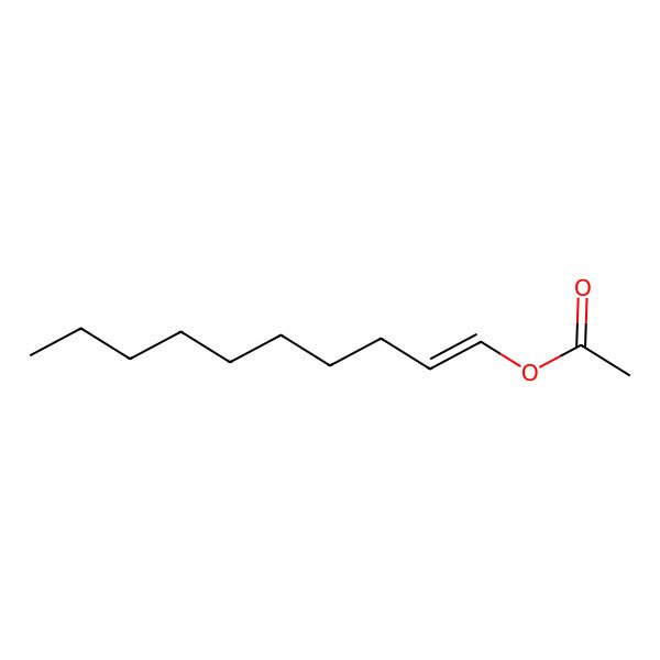 2D Structure of Decaen-1-yl acetate