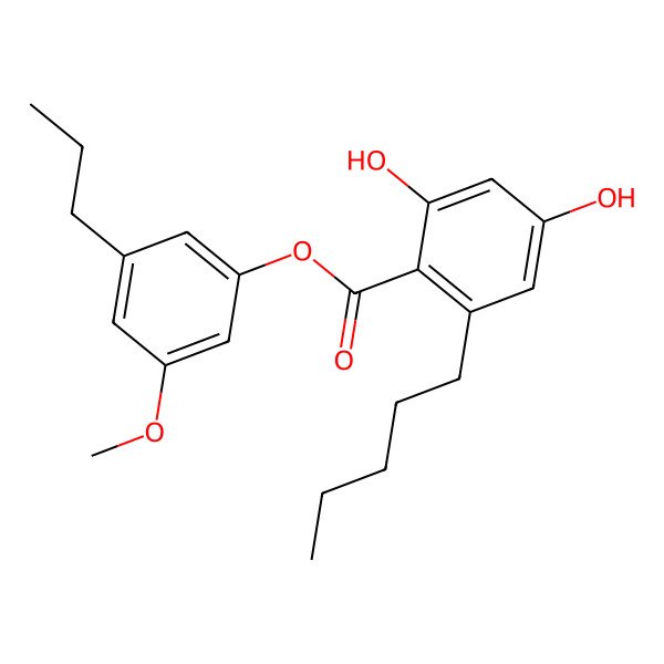 2D Structure of Decarboxy-2'-O-methylnorimbricaric acid