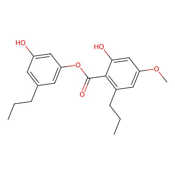 2D Structure of Decarboxydivaricatic acid