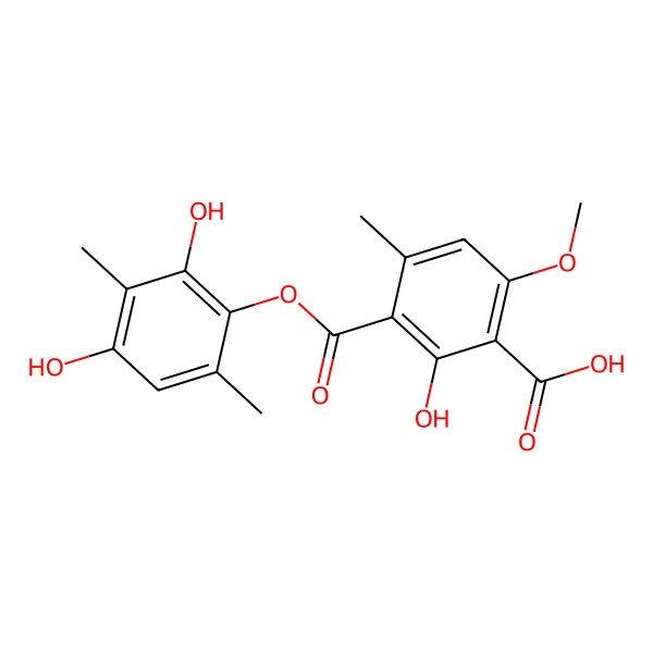 2D Structure of Decarboxyhypothamnolic acid
