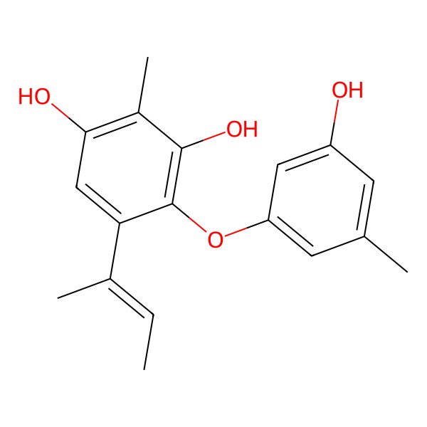 2D Structure of Decarboxyunguinolic acid