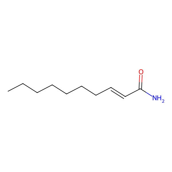 2D Structure of (e)-2-Decenamide