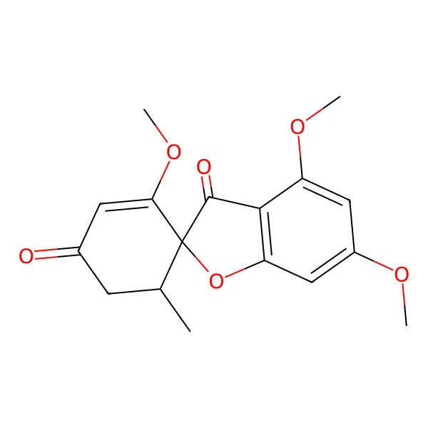 2D Structure of Dechlorogriseofulvin