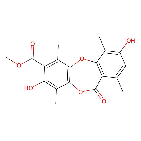 2D Structure of Dechlorohypophysciosporin