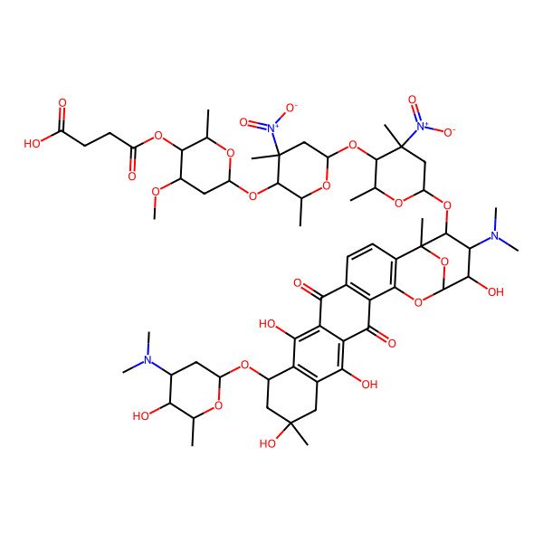 2D Structure of Decilorubicin