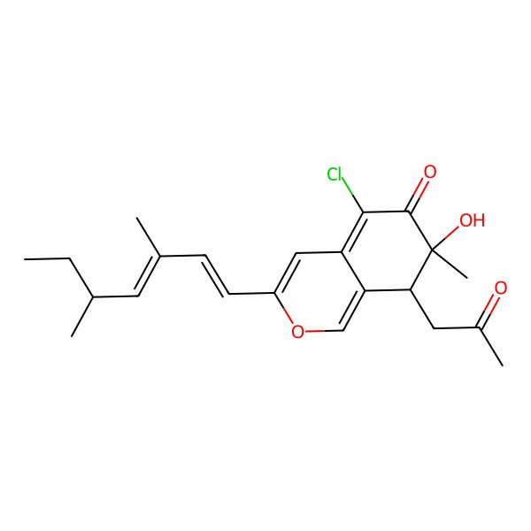 2D Structure of isochromophilone II