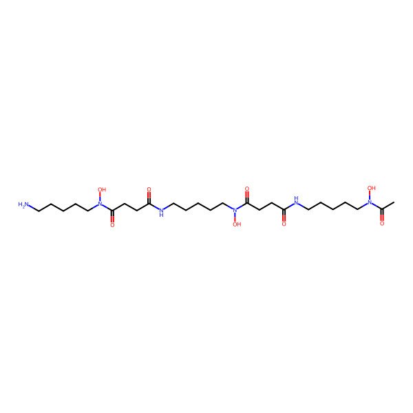 2D Structure of Deferoxamine