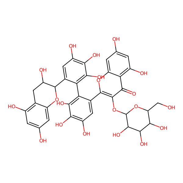 2D Structure of Degalloyltheaflavonin