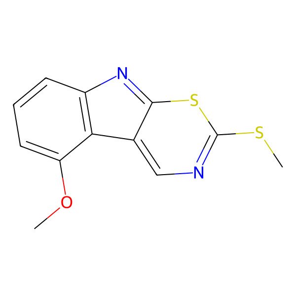 2D Structure of Dehydro-4-methoxycyclobrassinin