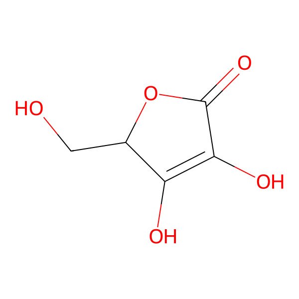 2D Structure of dehydro-D-arabinono-1,4-lactone
