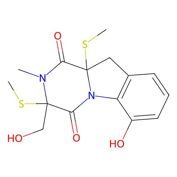 2D Structure of Dehydrobis(methylthio)gliotoxin