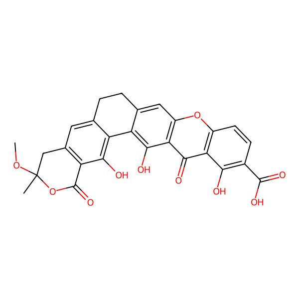2D Structure of Dehydrocitreaglycon A
