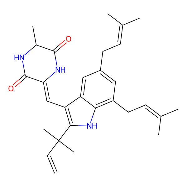 2D Structure of Dehydroechinulin