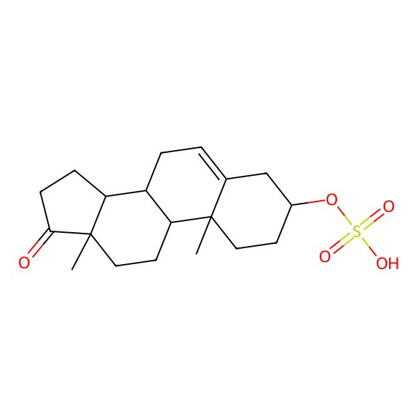 2D Structure of Dehydroepiandrosterone sulfate