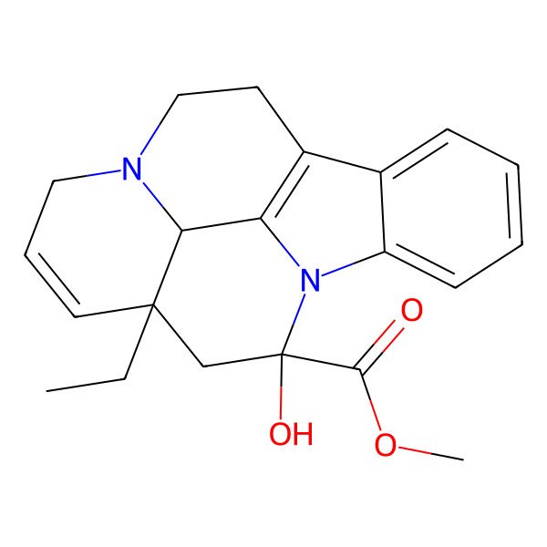 2D Structure of Dehydroepivincamine 2D Structure of Dehydroepivincamine
