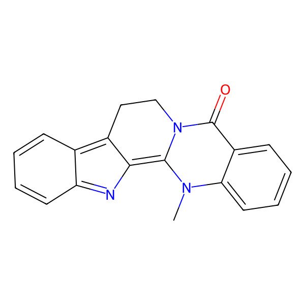 2D Structure of Dehydroevodiamine