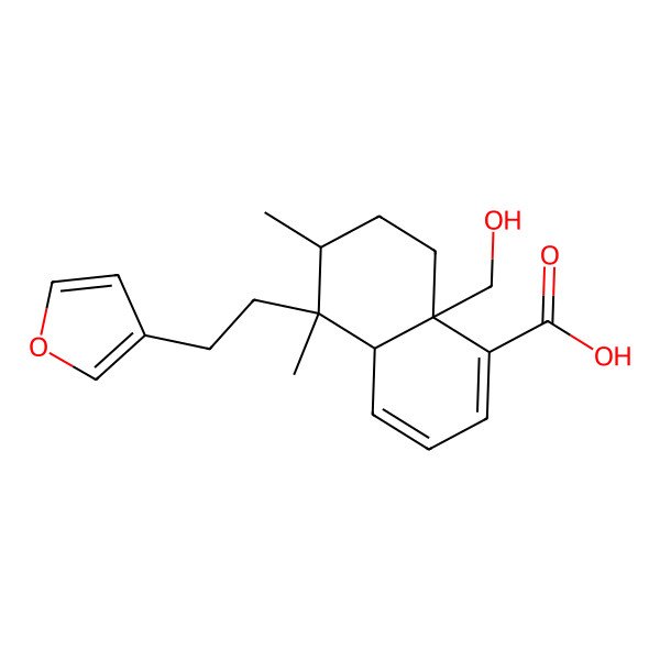 2D Structure of Dehydrohautriwaic acid