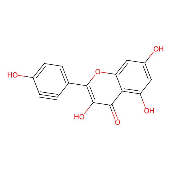 2D Structure of Dehydrokaempferol