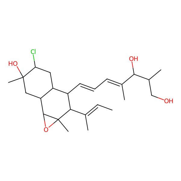 2D Structure of Dehydroxychlorofusarielin B