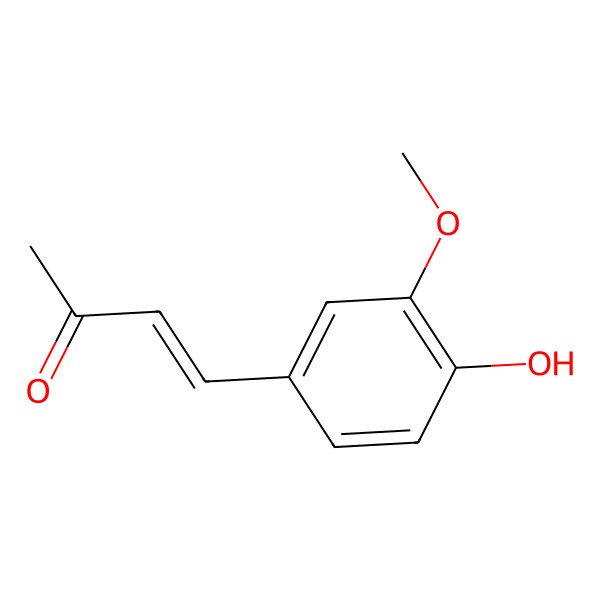 2D Structure of Dehydrozingerone 2D Structure of Dehydrozingerone
