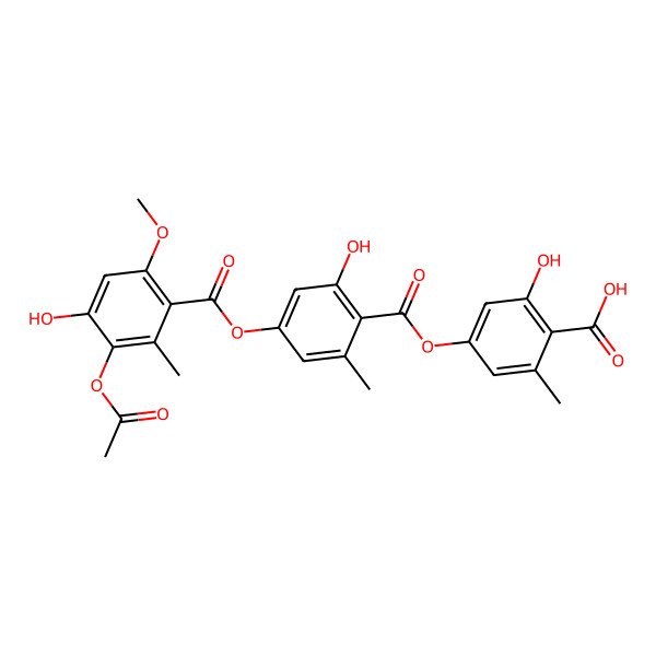 2D Structure of Deliseic acid