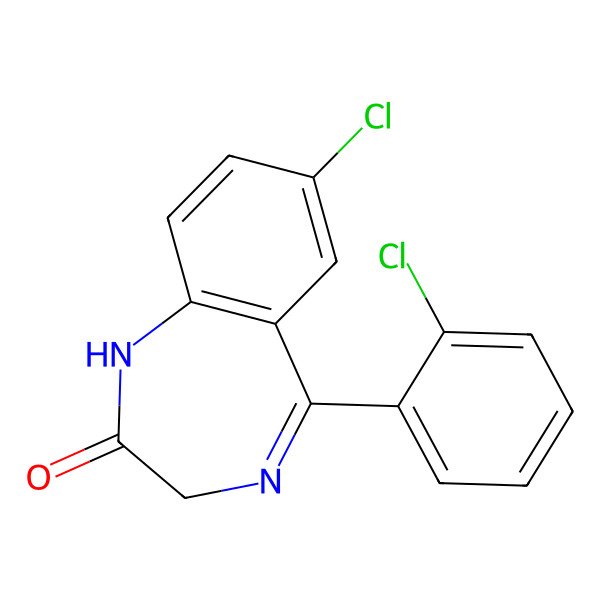 2D Structure of Delorazepam