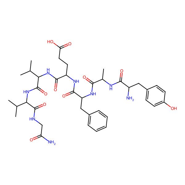 2D Structure of Deltorphin II, ala(2)-