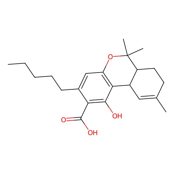 2D Structure of delta-9-Tetrahydrocannabinoic acid a