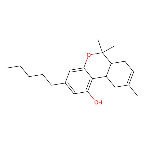 2D Structure of Delta-8-Tetrahydrocannabinol