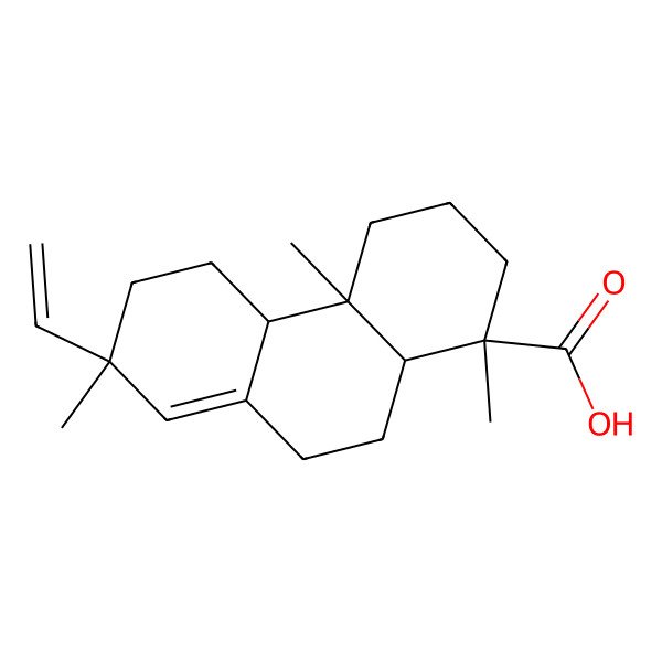2D Structure of delta8(14)-Pimaric acid