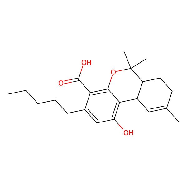2D Structure of delta9-TETRAHYDROCANNABINOIC ACID B