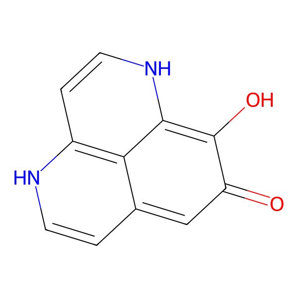 2D Structure of Demethylaaptamine