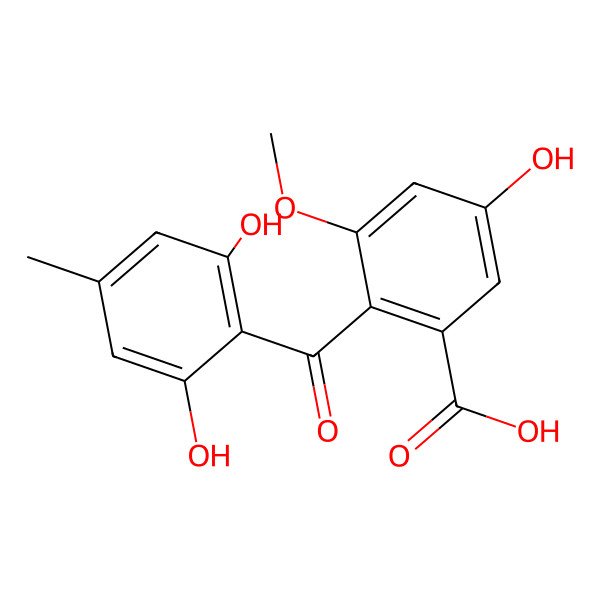 2D Structure of Demethylsulochrin