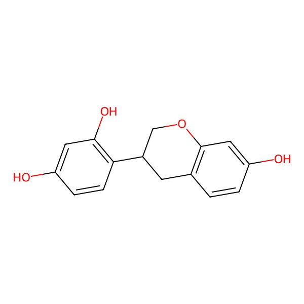2D Structure of Demethylvestitol, (R)- 2D Structure of Demethylvestitol, (R)-