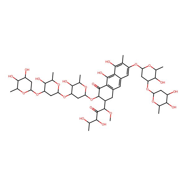 2D Structure of Demycarosyl-3D-beta-D-digitoxosyl-mithramycin
