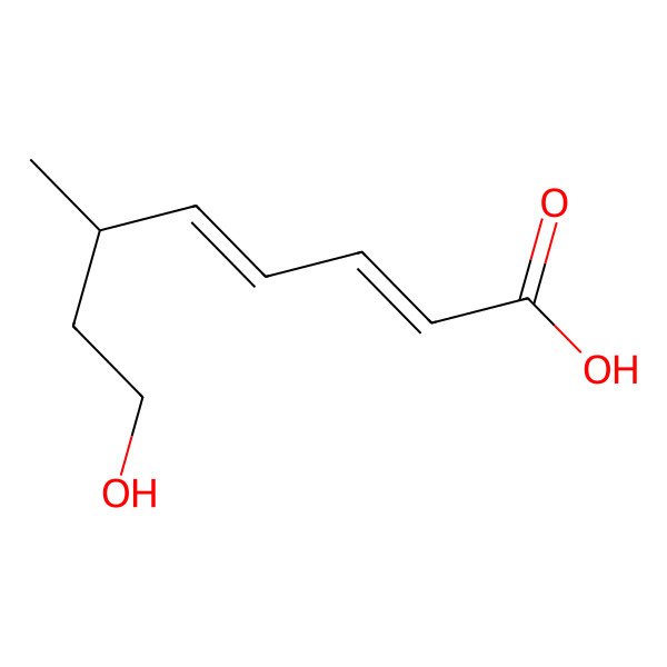 2D Structure of Dendryphiellic acid B